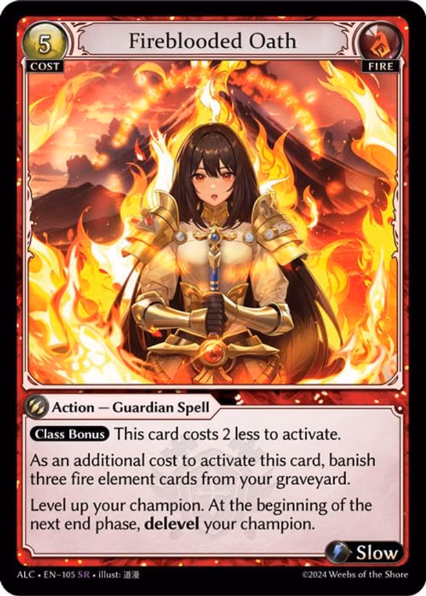 Fireblooded Oath - Super Rare (105)