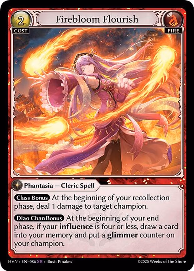 Firebloom Flourish - Super Rare (086)