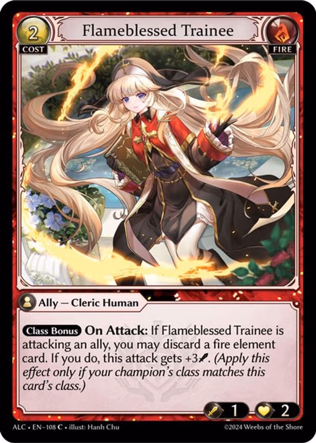 Flameblessed Trainee - Common (108)