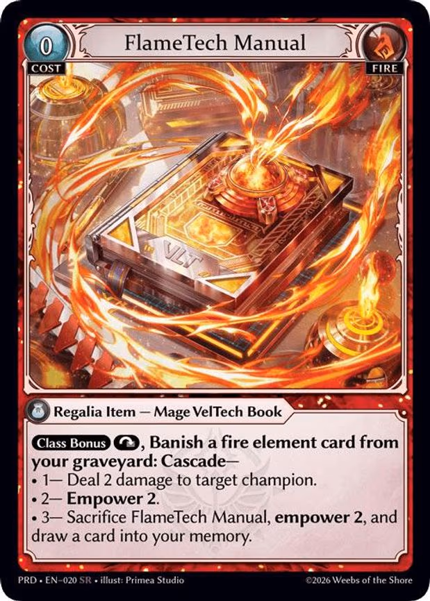 FlameTech Manual - Super Rare (020)