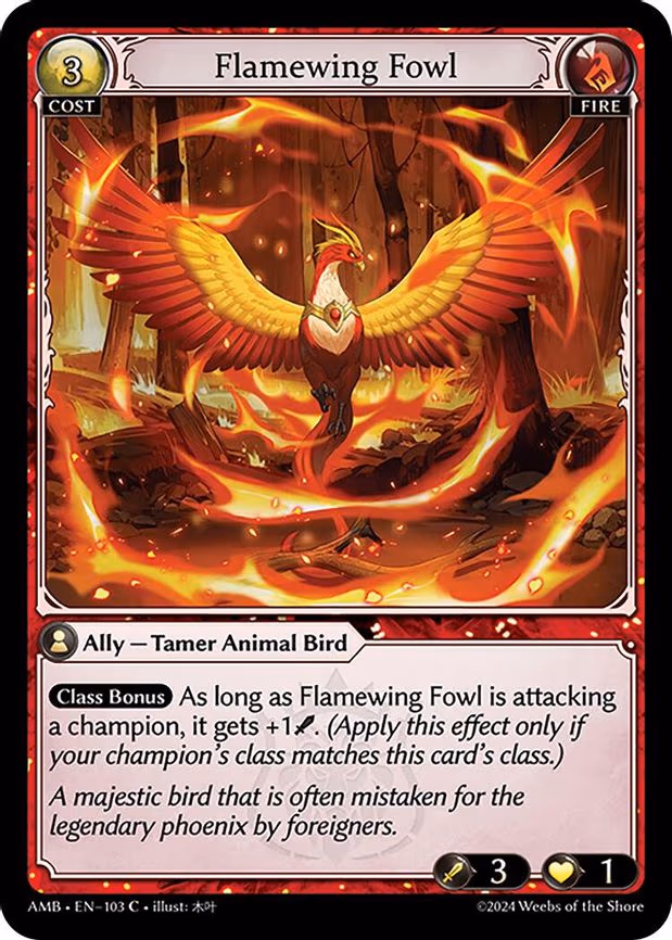 Flamewing Fowl - Common (103)