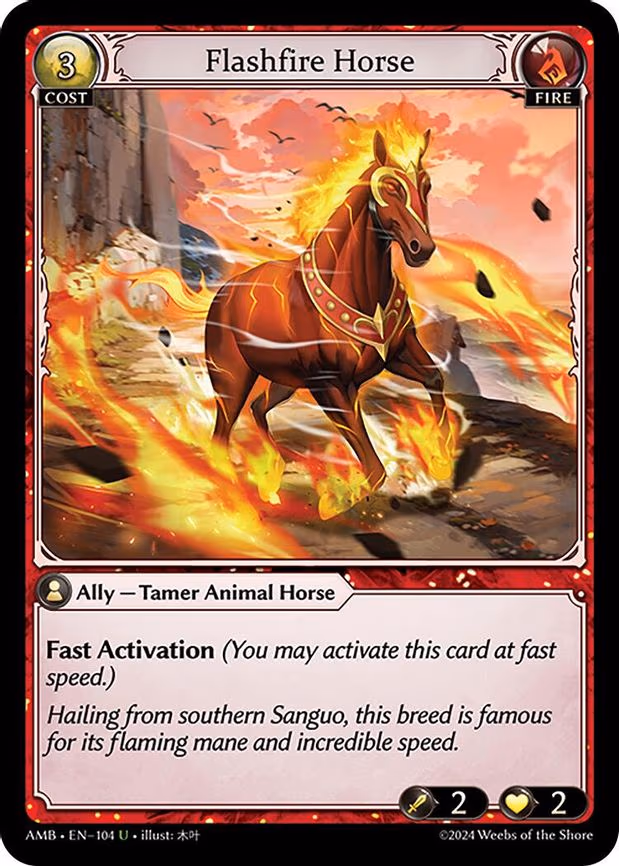 Flashfire Horse - Uncommon (104)