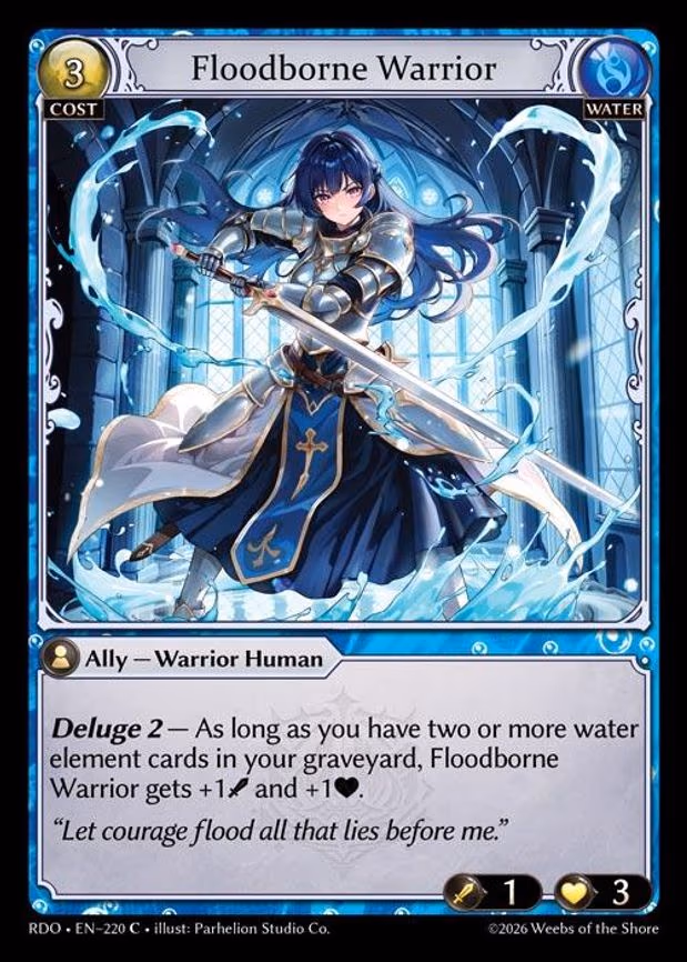 Floodborne Warrior - Common (220)