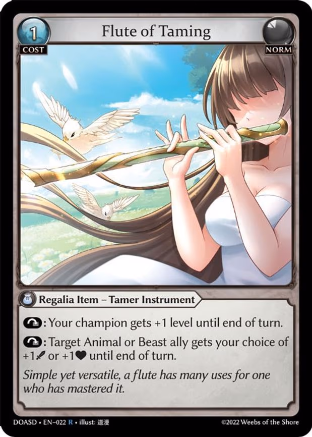 Flute of Taming - Rare (022)