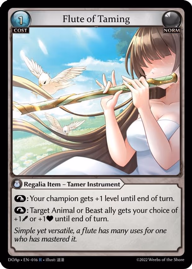 Flute of Taming - Rare (016)