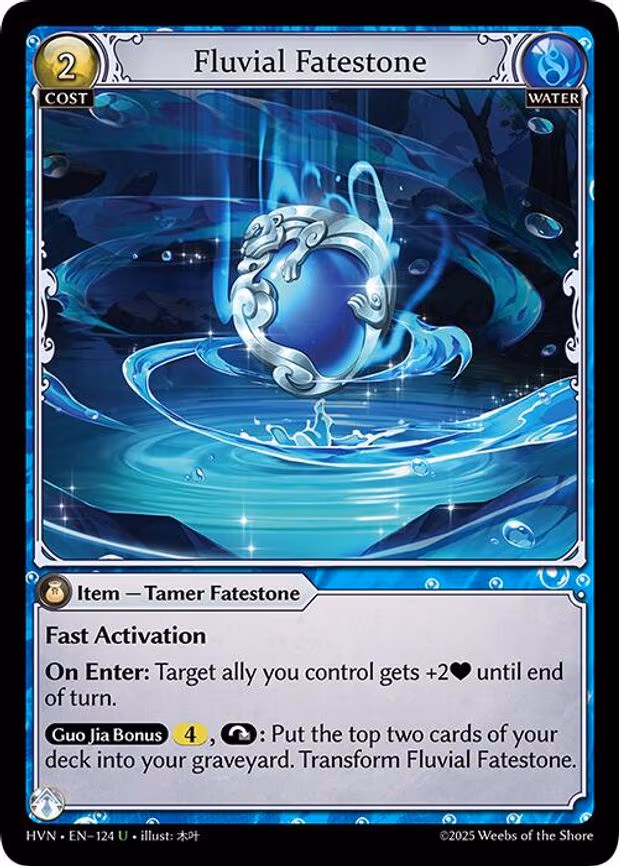 Fluvial Fatestone // Mocking Otter - Uncommon (124)