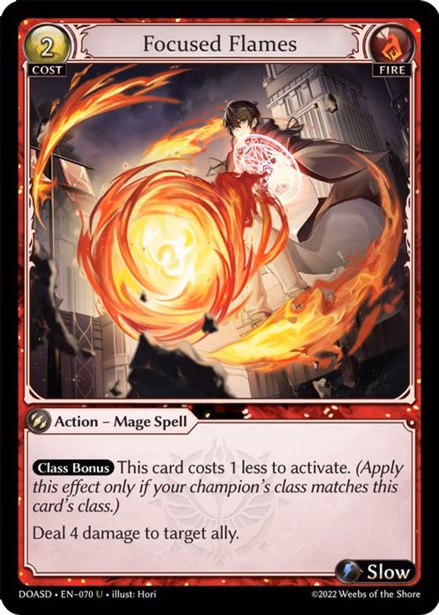 Focused Flames