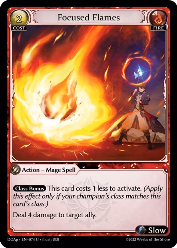 Focused Flames
