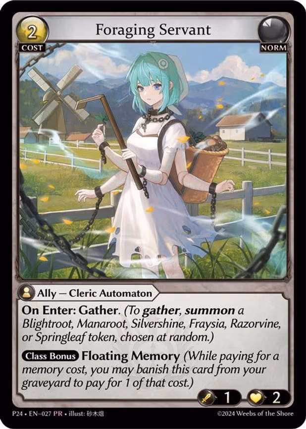 Foraging Servant