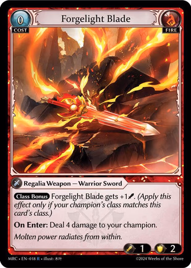 Forgelight Blade - Rare (018)