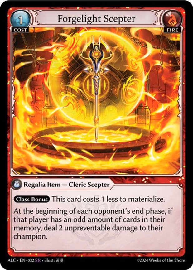 Forgelight Scepter - Super Rare (032)