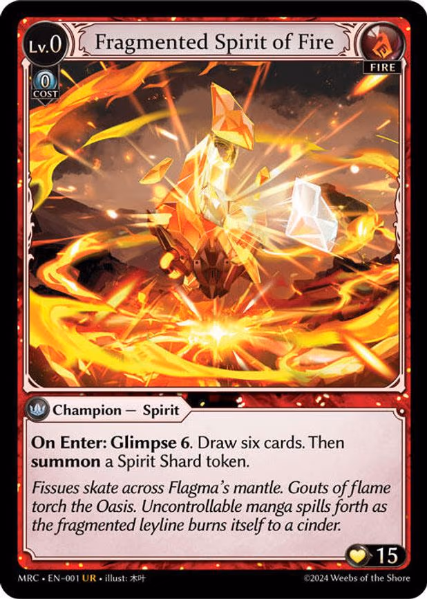 Fragmented Spirit of Fire - Ultra Rare (001)