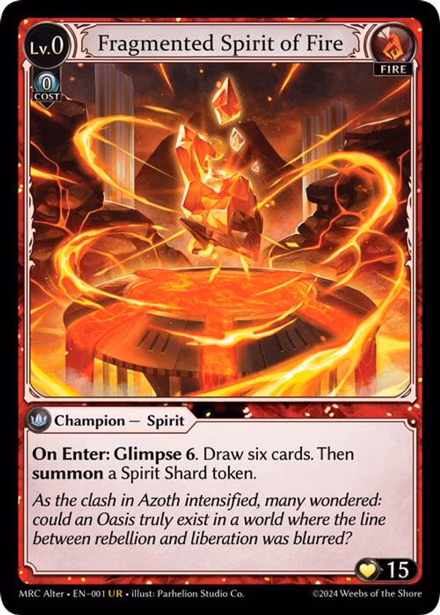 Fragmented Spirit of Fire