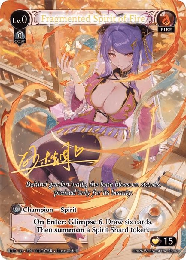Fragmented Spirit of Fire