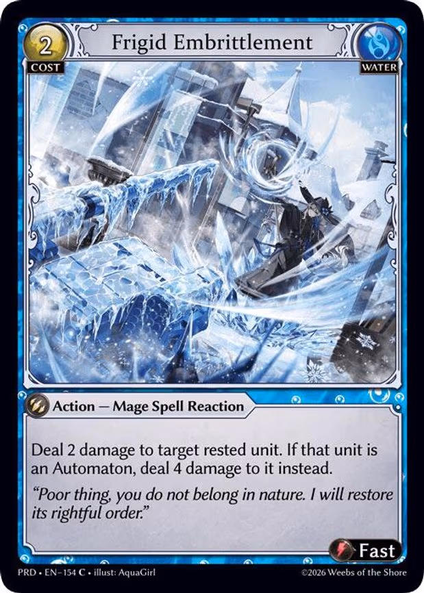 Frigid Embrittlement - Common (154)