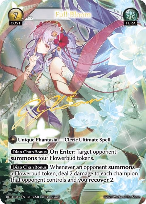 Full Bloom - Collector Super Rare (381)