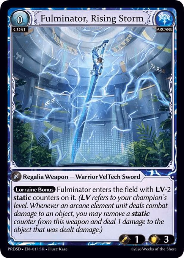 Fulminator, Rising Storm - Super Rare (017)