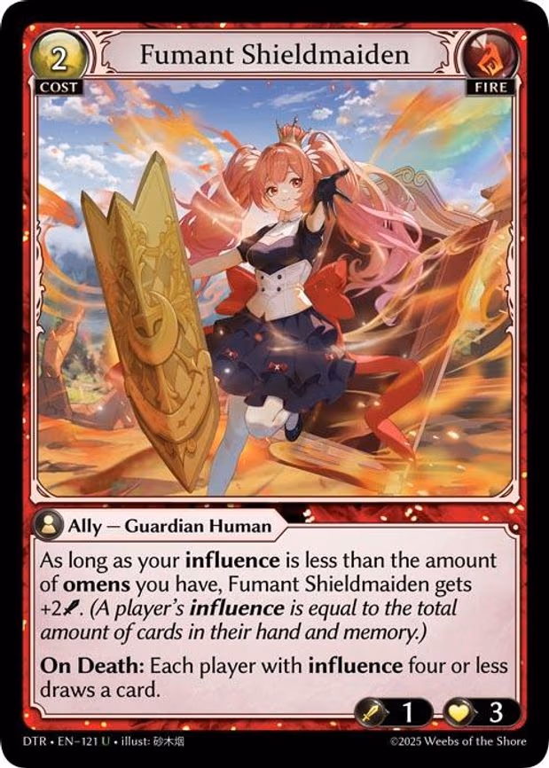 Fumant Shieldmaiden - Uncommon (121)