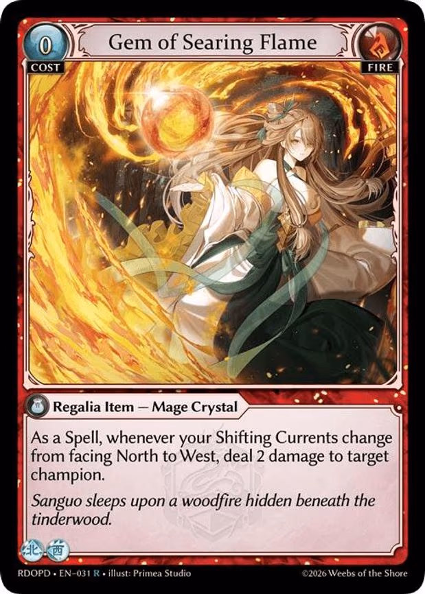 Gem of Searing Flame - Rare (031)