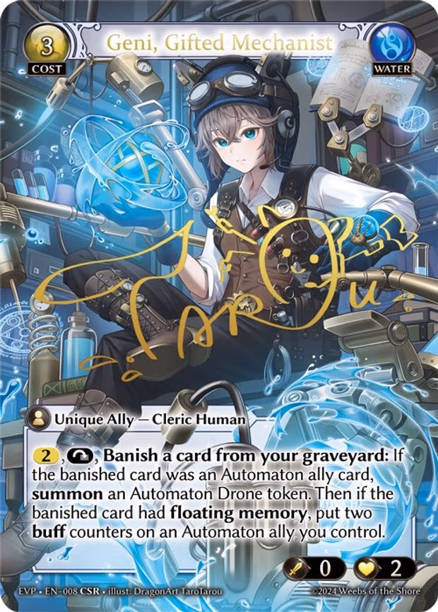 Geni, Gifted Mechanist