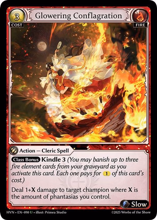 Glowering Conflagration - Uncommon (090)