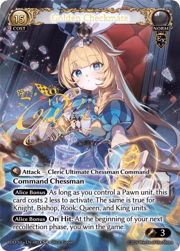 Golden Checkmate - Collector Super Rare (85)