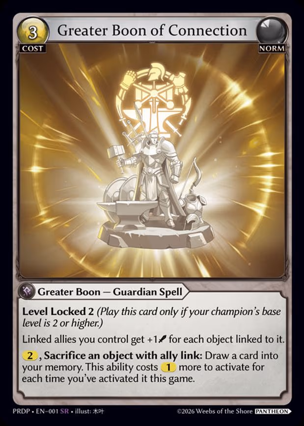 Greater Boon of Connection - Super Rare (001)