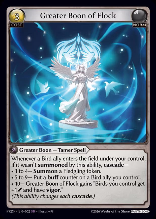 Greater Boon of Flock - Super Rare (002)