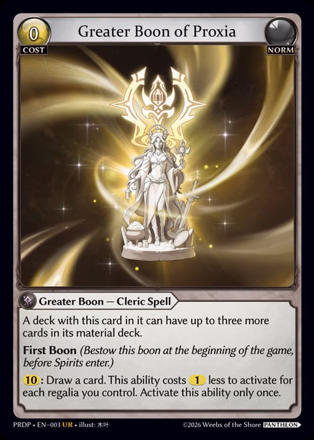 Greater Boon of Proxia - Ultra Rare (003)