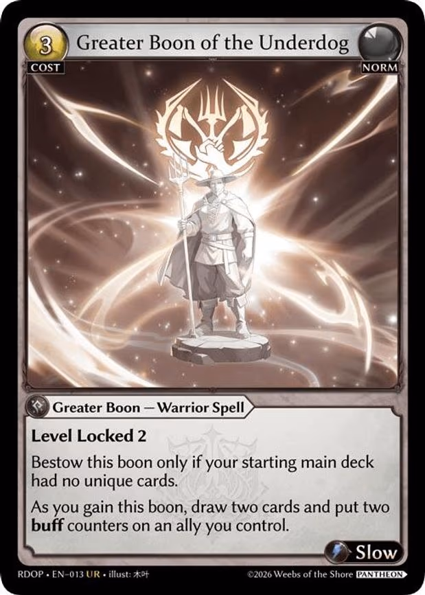 Greater Boon of the Underdog - Ultra Rare (013)