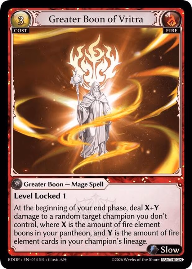 Greater Boon of Vritra - Super Rare (014)