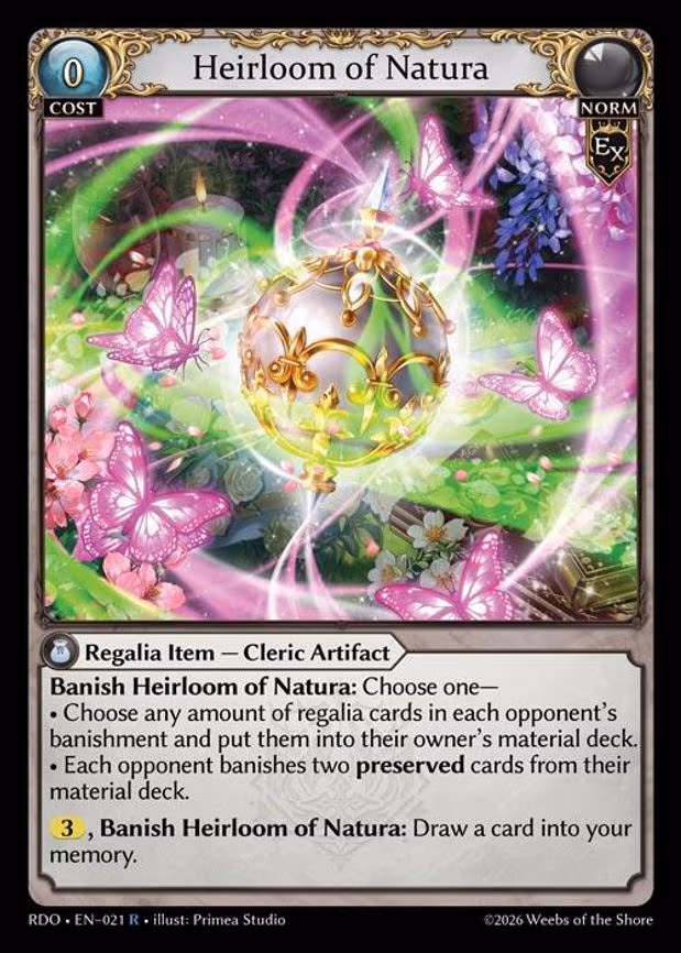 Heirloom of Natura - Rare (021)
