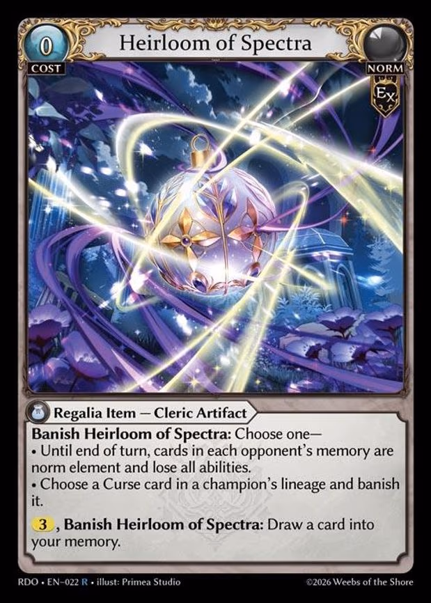 Heirloom of Spectra - Rare (022)