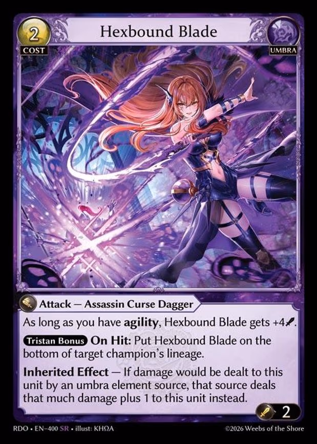 Hexbound Blade - Super Rare (400)
