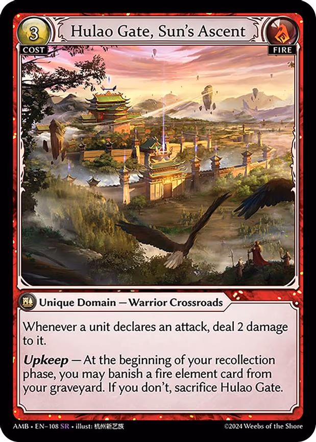 Hulao Gate, Sun's Ascent - Super Rare (108)