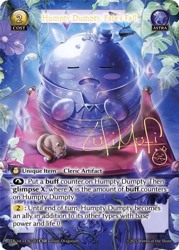 Humpty Dumpty, Fate's Fall - Collector Super Rare (203)