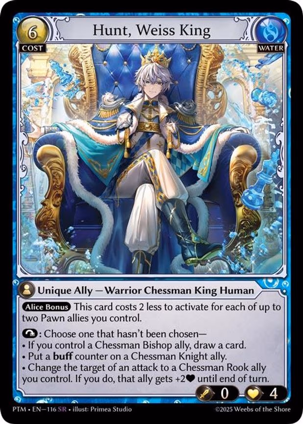 Hunt, Weiss King