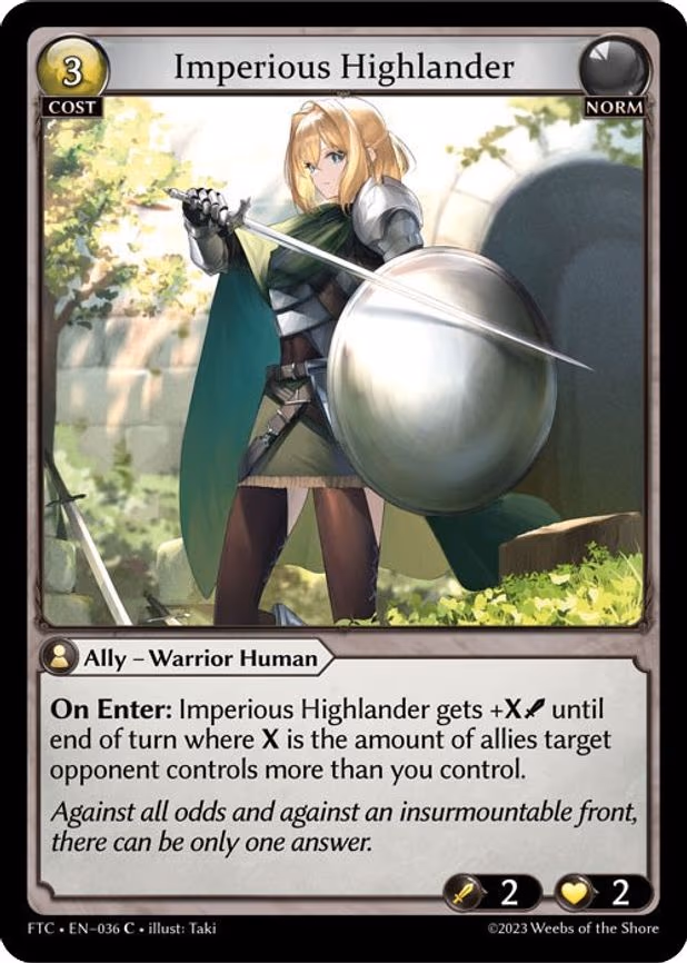 Imperious Highlander - Common (036)