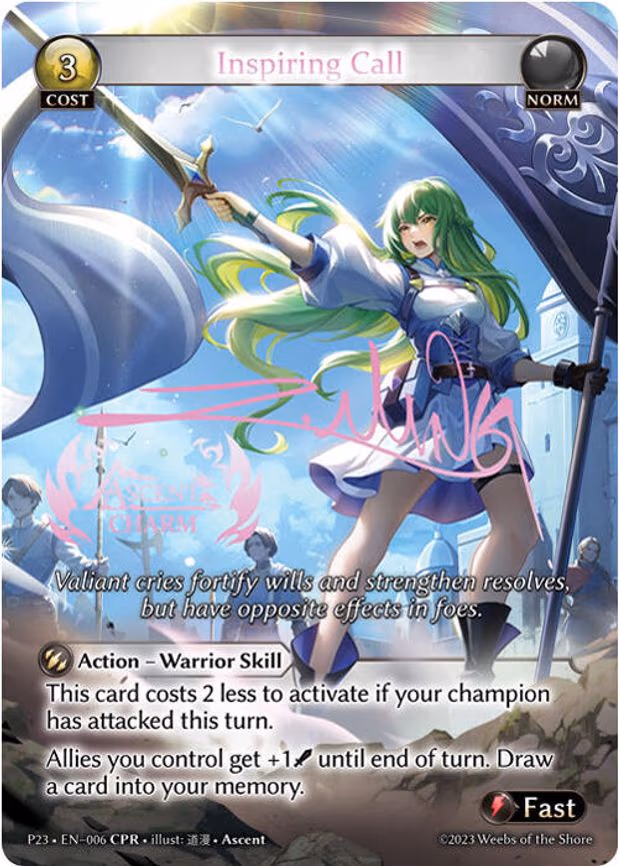 Inspiring Call (Ascent Charm) - Collector Promo (006)
