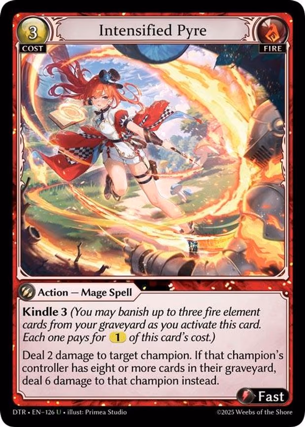 Intensified Pyre