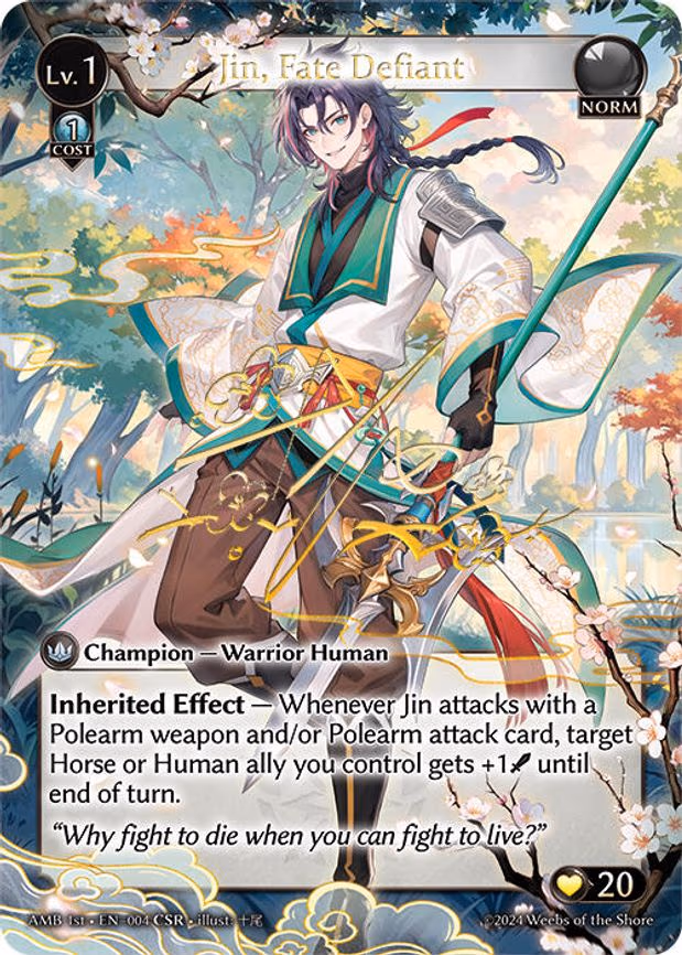 Jin, Fate Defiant