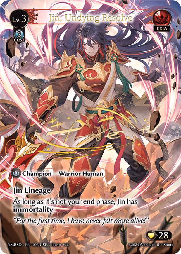 Jin, Undying Resolve