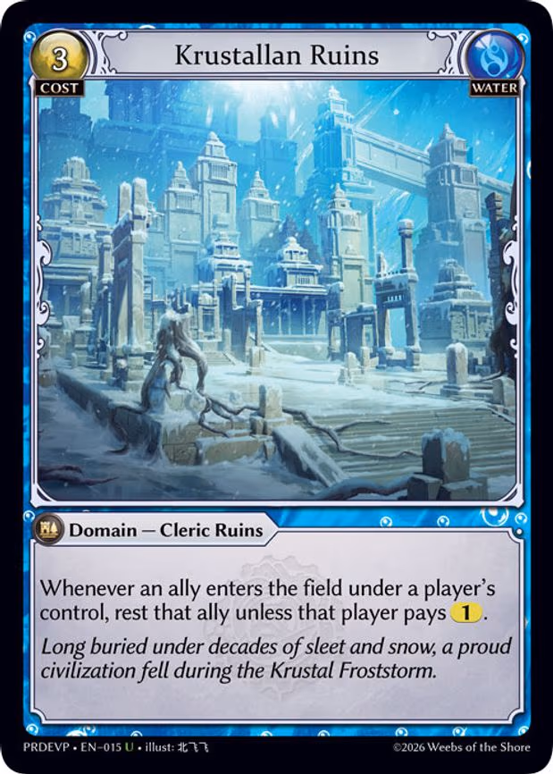 Krustallan Ruins - Uncommon (015)