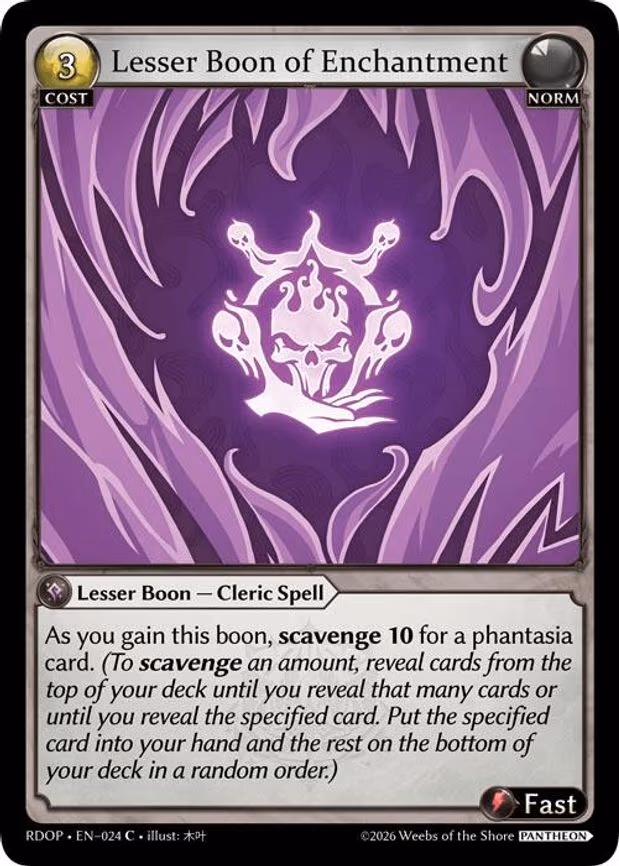 Lesser Boon of Enchantment - Common (024)