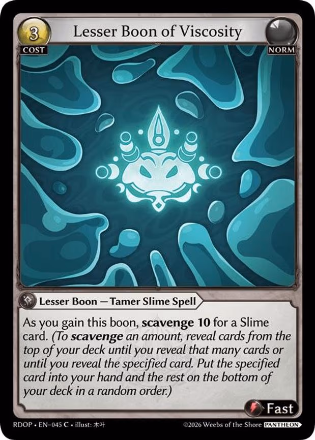 Lesser Boon of Viscosity - Common (045)