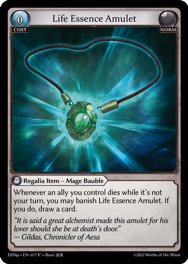 Life Essence Amulet