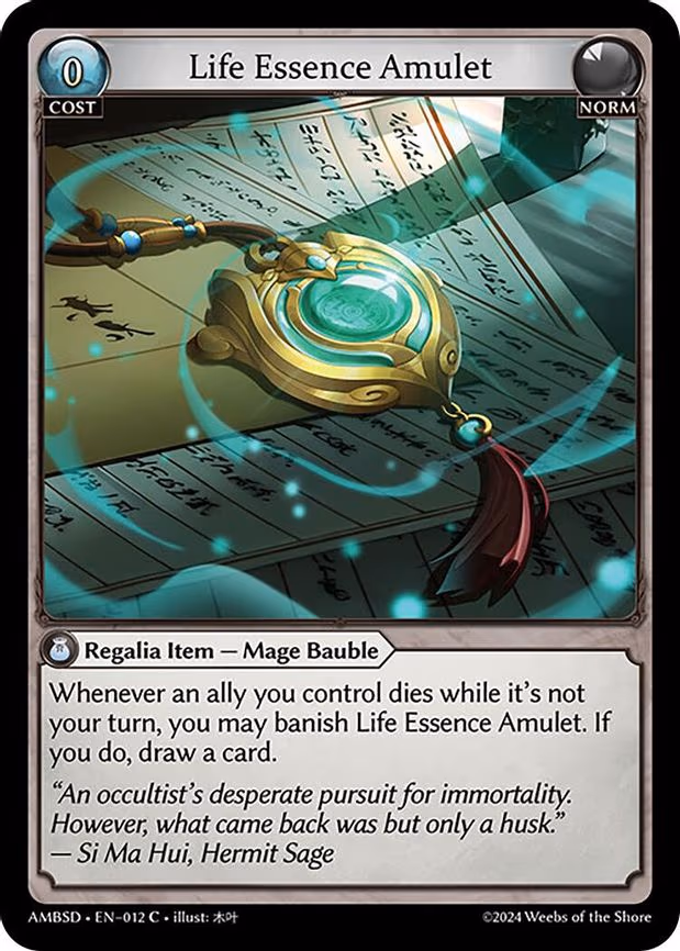 Life Essence Amulet