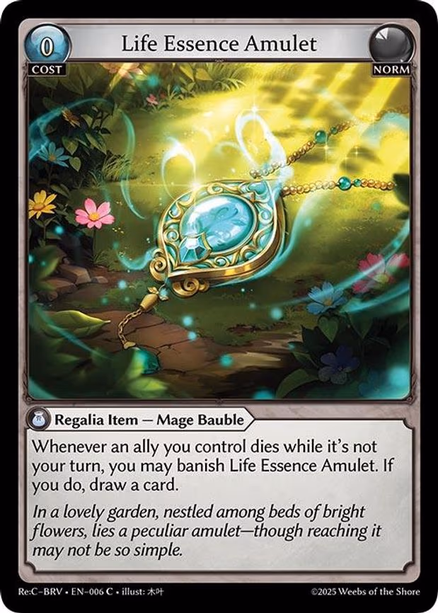 Life Essence Amulet