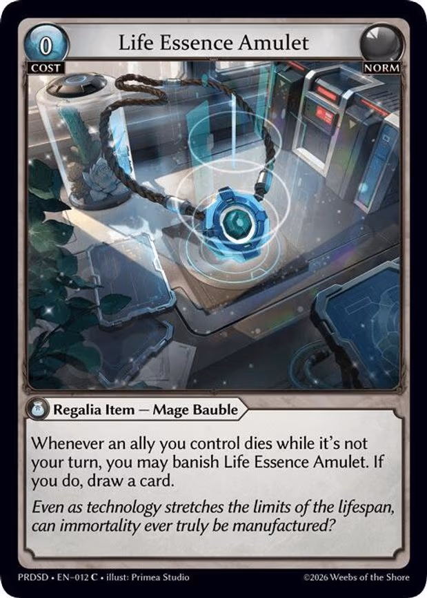 Life Essence Amulet - Common (012)