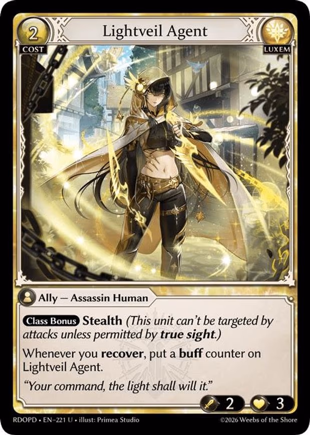 Lightveil Agent - Uncommon (221)